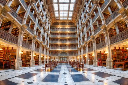 La Biblioteca Peabody de la Universidad Johns Hopkins